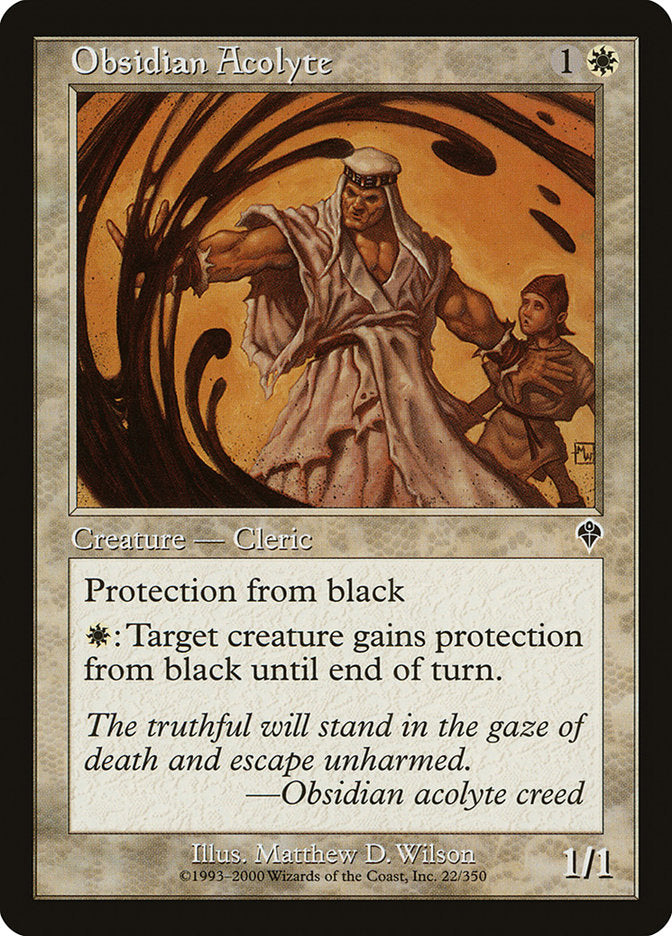 Obsidian Acolyte [Invasion] [Foil]