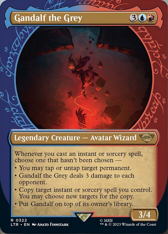 Gandalf the Grey (Showcase Ring Frame) [The Lord of the Rings: Tales of Middle-Earth] [Foil]