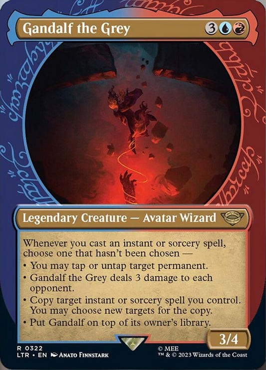 Gandalf the Grey (Showcase Ring Frame) [The Lord of the Rings: Tales of Middle-Earth] [Foil]