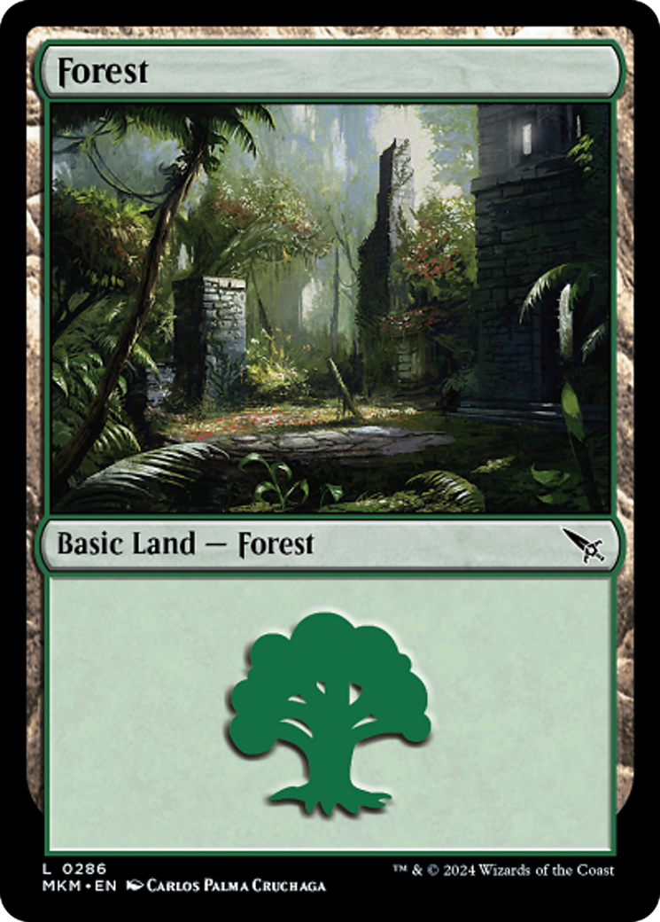 Forest (0286) [Murders at Karlov Manor] [Foil]