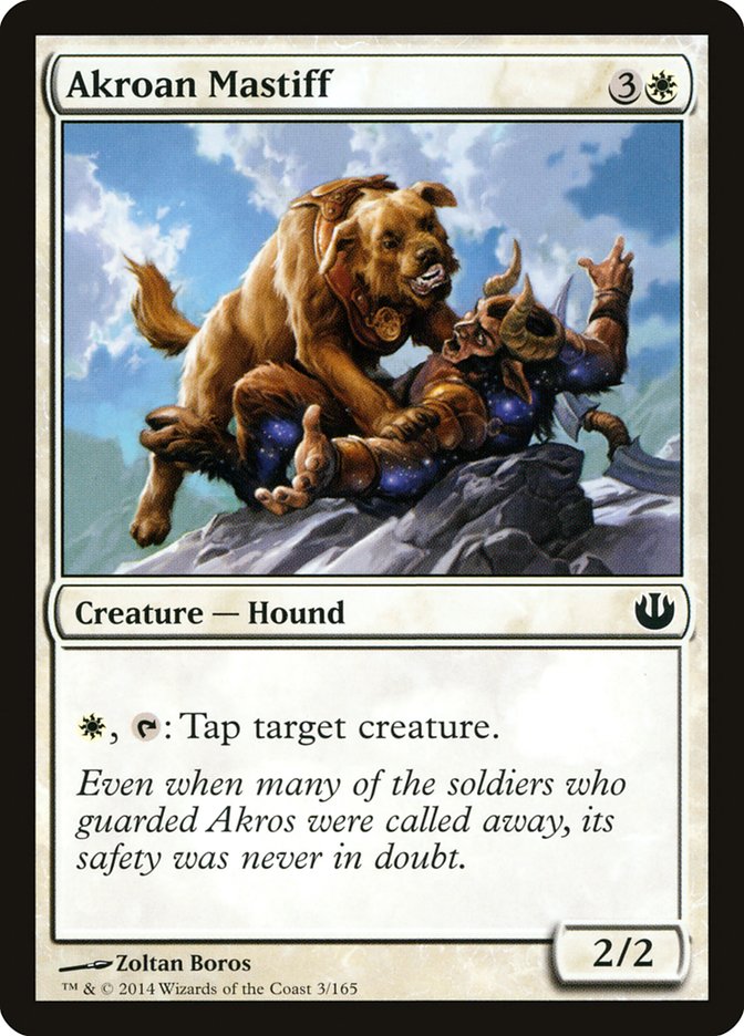 Akroan Mastiff [Journey into Nyx] [Foil]