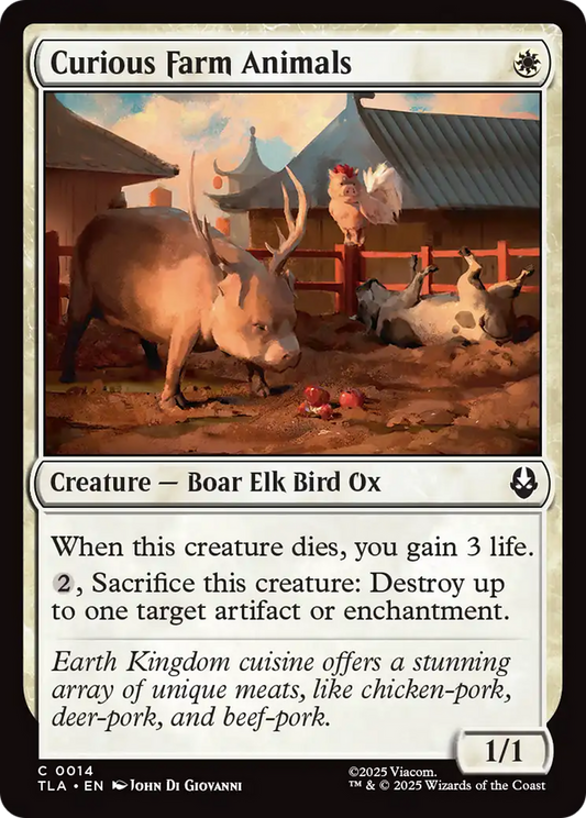 Curious Farm Animals [Avatar: The Last Airbender] [Foil]