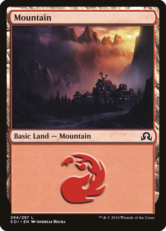 Mountain (294) [Shadows over Innistrad] [Foil]
