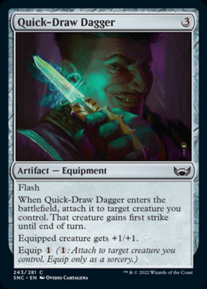 Quick-Draw Dagger [Streets of New Capenna] [Foil]
