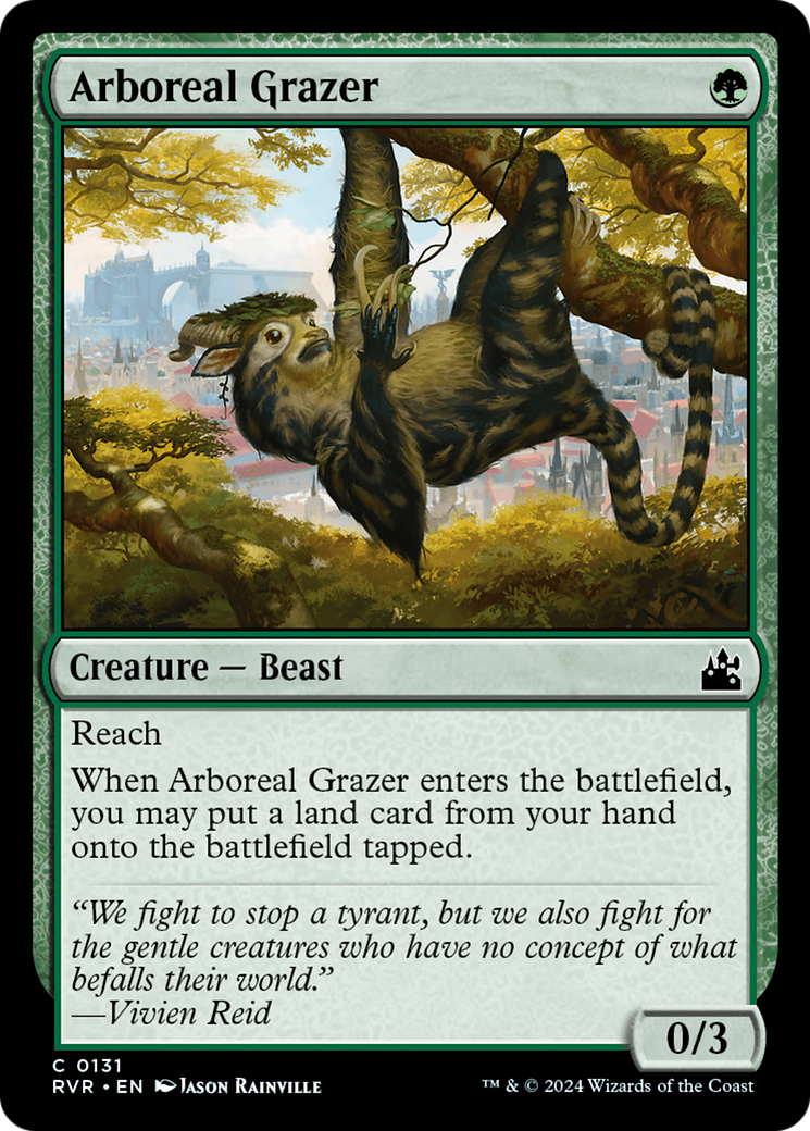 Arboreal Grazer [Ravnica Remastered] [Foil]