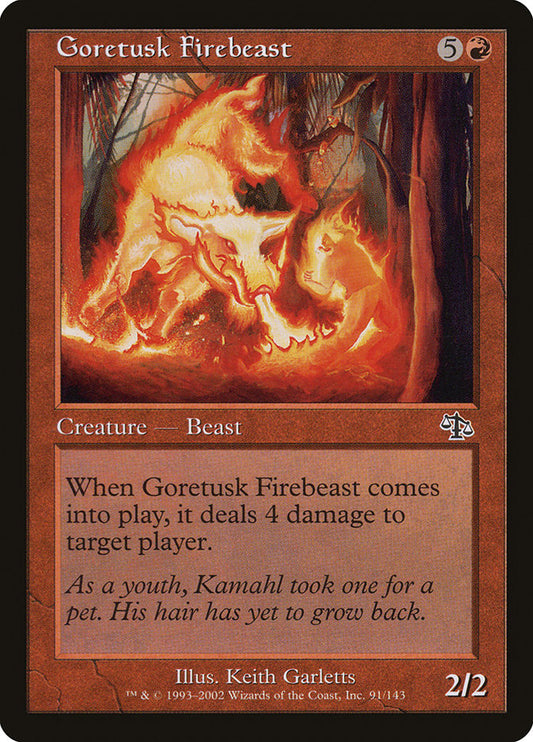 Goretusk Firebeast [Judgment] [Foil]