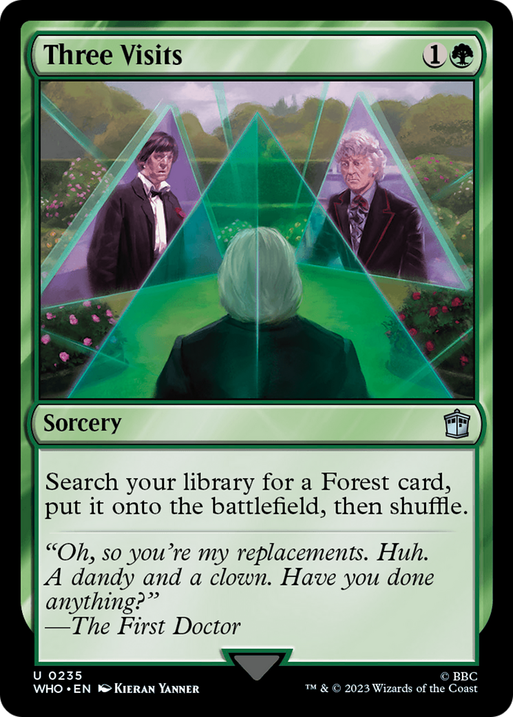 Three Visits [Doctor Who] [Foil]