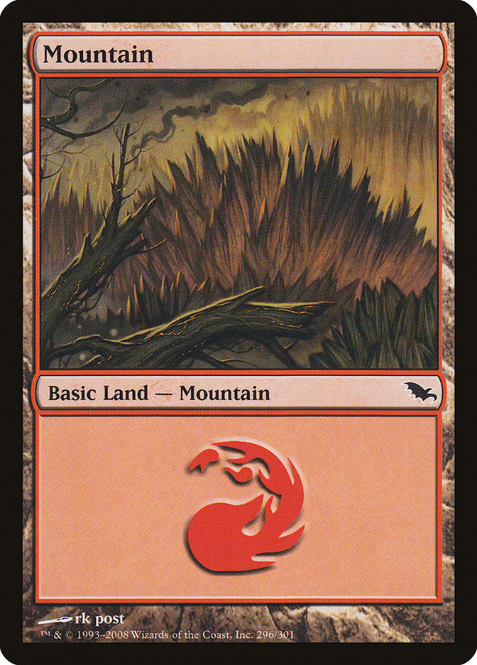 Mountain (296) [Shadowmoor] [Foil]