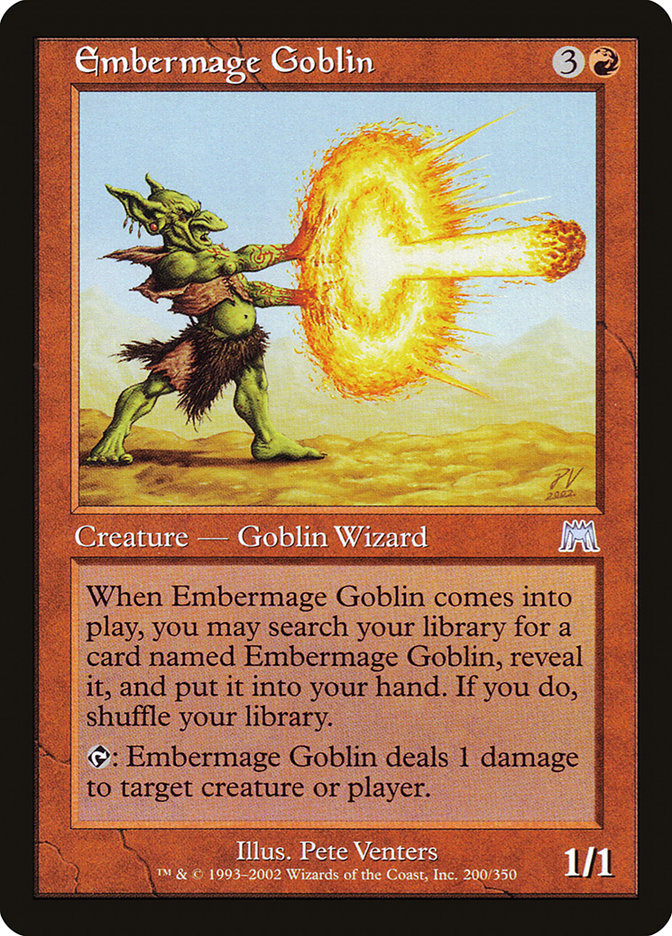 Embermage Goblin [Onslaught] [Foil]