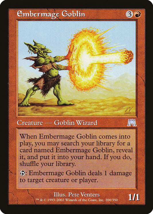 Embermage Goblin [Onslaught] [Foil]