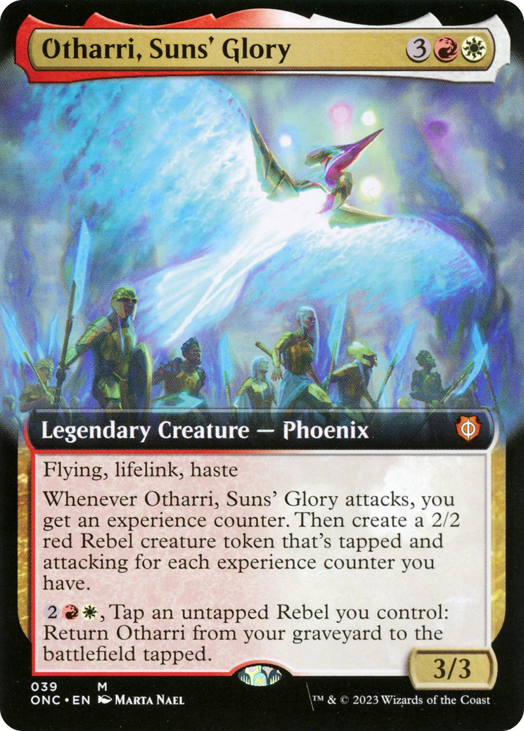 Otharri, Suns' Glory (Extended Art) [Phyrexia: All Will Be One Commander] [Foil]