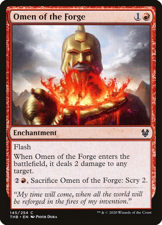 Omen of the Forge [Theros Beyond Death] [Foil]