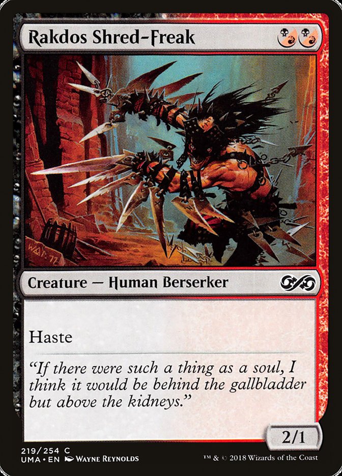 Rakdos Shred-Freak [Ultimate Masters] [Foil]