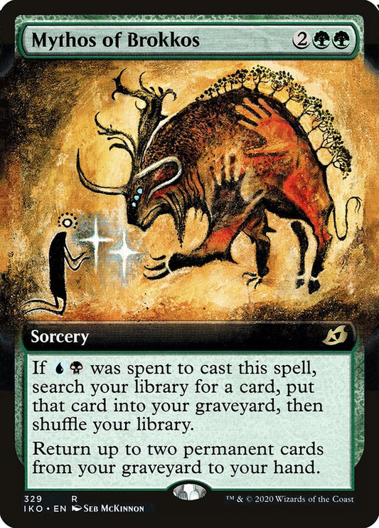 Mythos of Brokkos (Extended Art) [Ikoria: Lair of Behemoths] [Foil]
