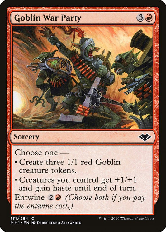 Goblin War Party [Modern Horizons] [Foil]
