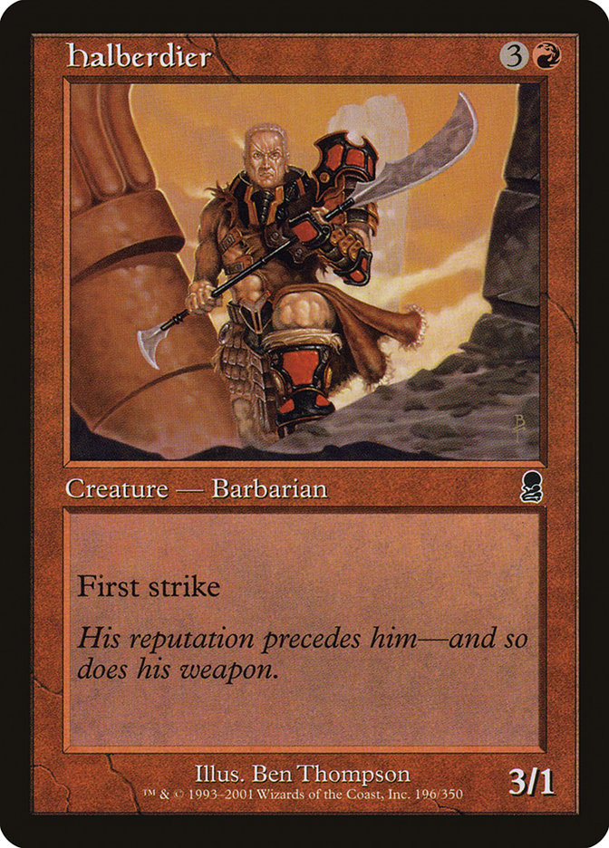Halberdier [Odyssey] [Foil]