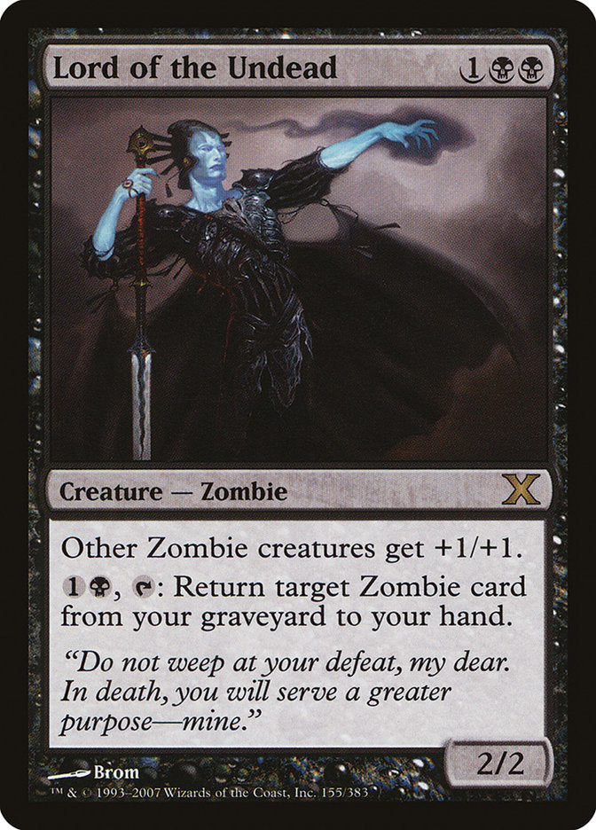 Lord of the Undead [Tenth Edition] [Foil]