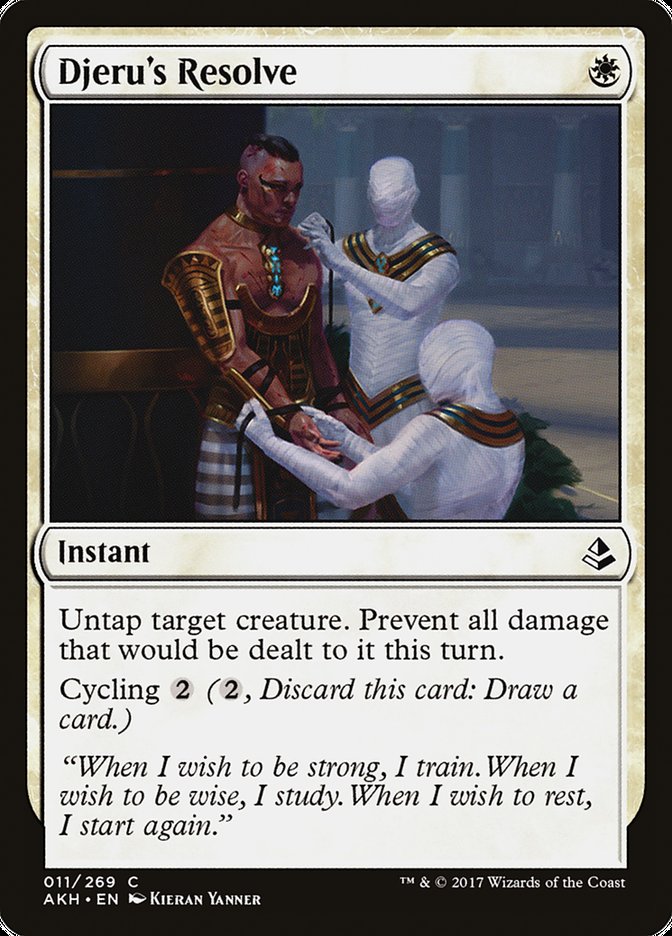 Djeru's Resolve [Amonkhet] [Foil]