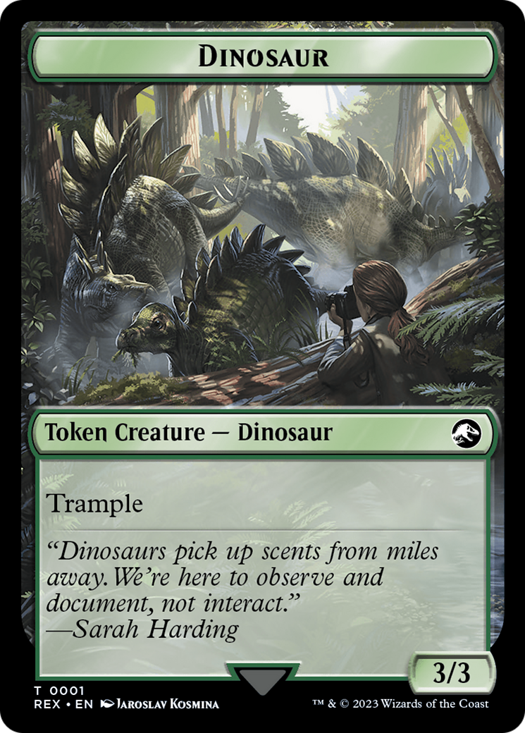 Dinosaur Token [Jurassic World Collection Tokens] [Foil]