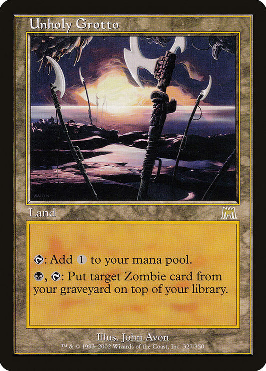Unholy Grotto [Onslaught] [Foil]
