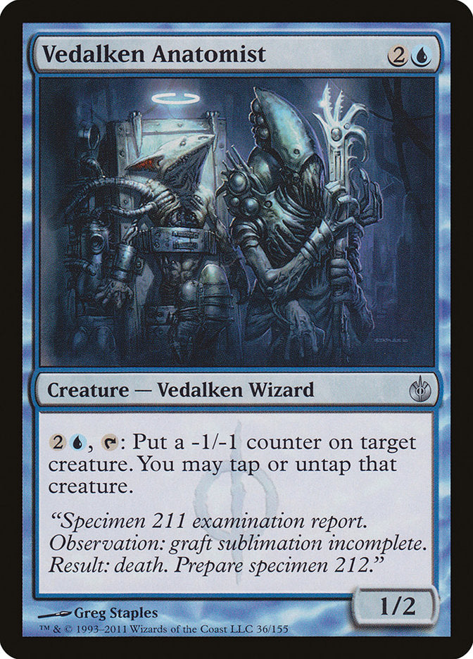 Vedalken Anatomist [Mirrodin Besieged] [Foil]