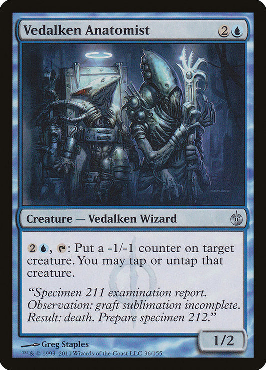 Vedalken Anatomist [Mirrodin Besieged] [Foil]