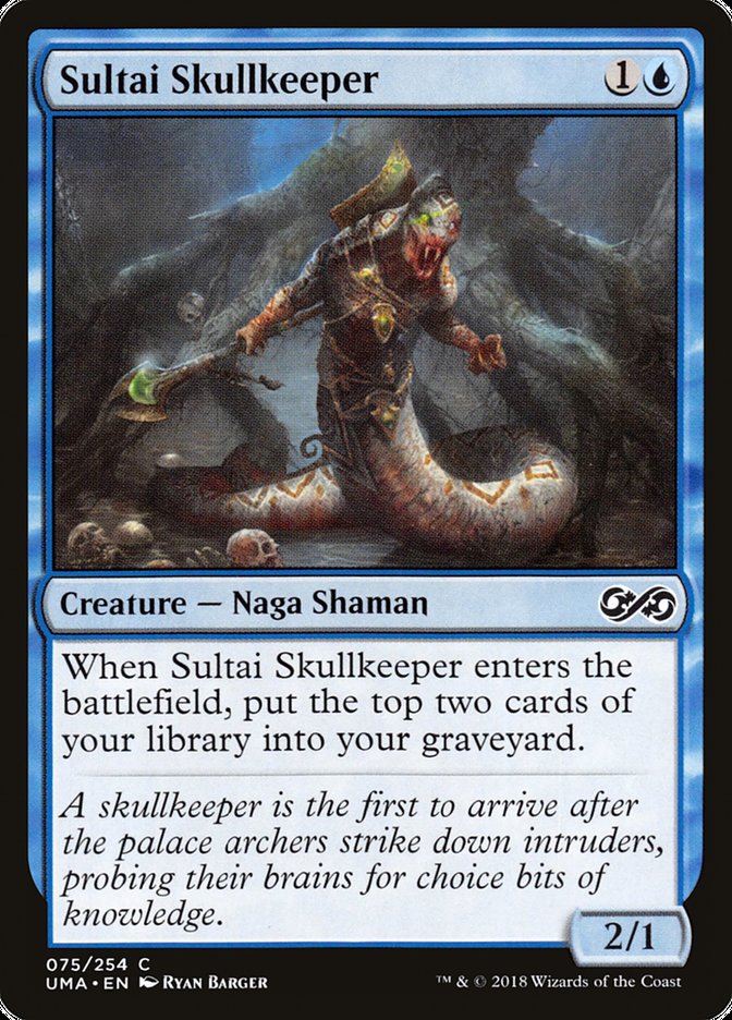 Sultai Skullkeeper [Ultimate Masters] [Foil]