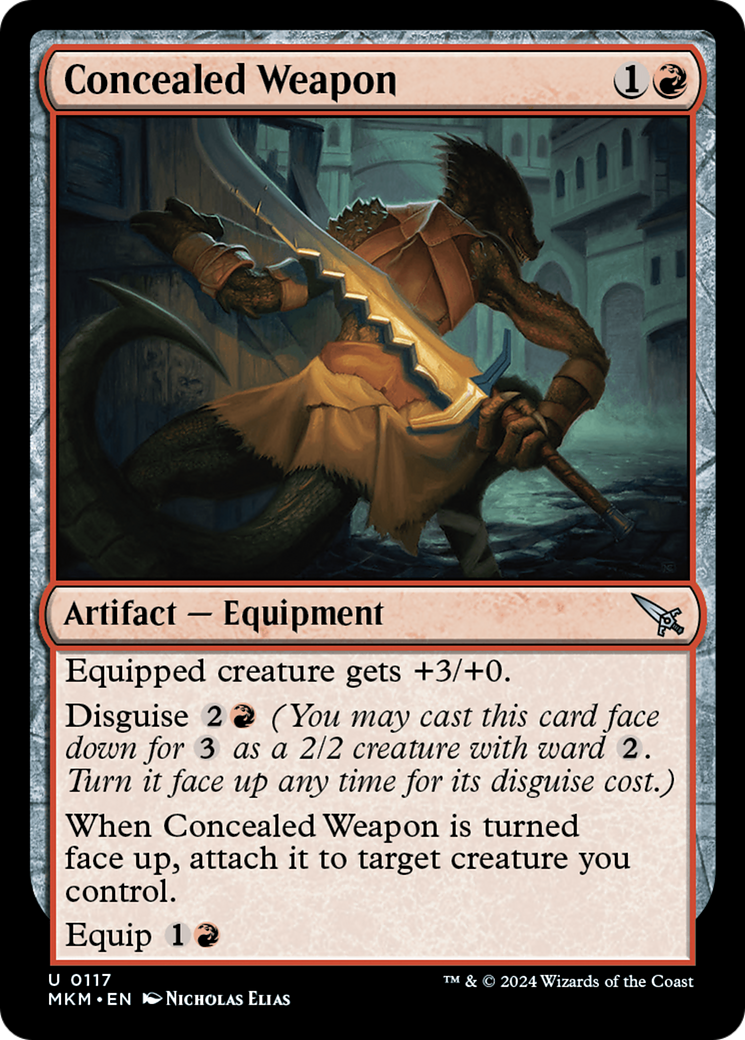 Concealed Weapon [Murders at Karlov Manor] [Foil]