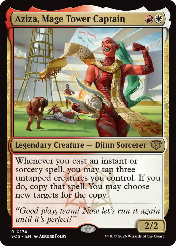 Aziza, Mage Tower Captain [Secrets of Strixhaven] [Foil]