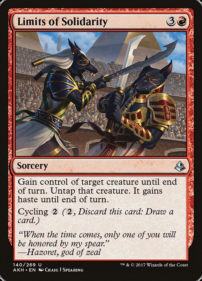 Limits of Solidarity [Amonkhet] [Foil]