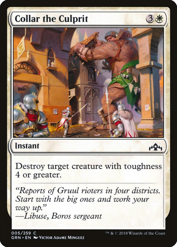 Collar the Culprit [Guilds of Ravnica] [Foil]