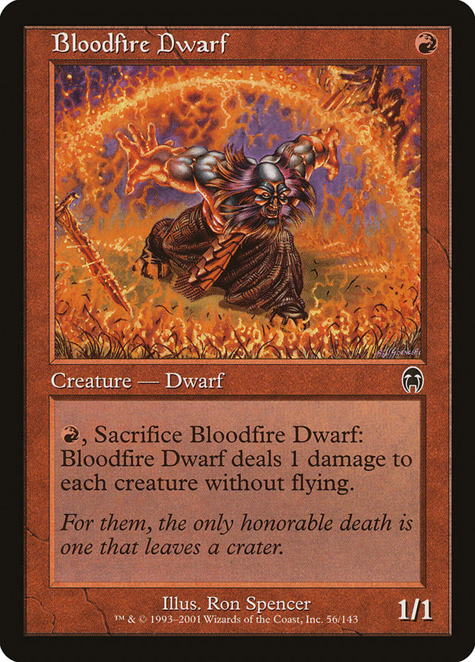 Bloodfire Dwarf [Apocalypse] [Foil]