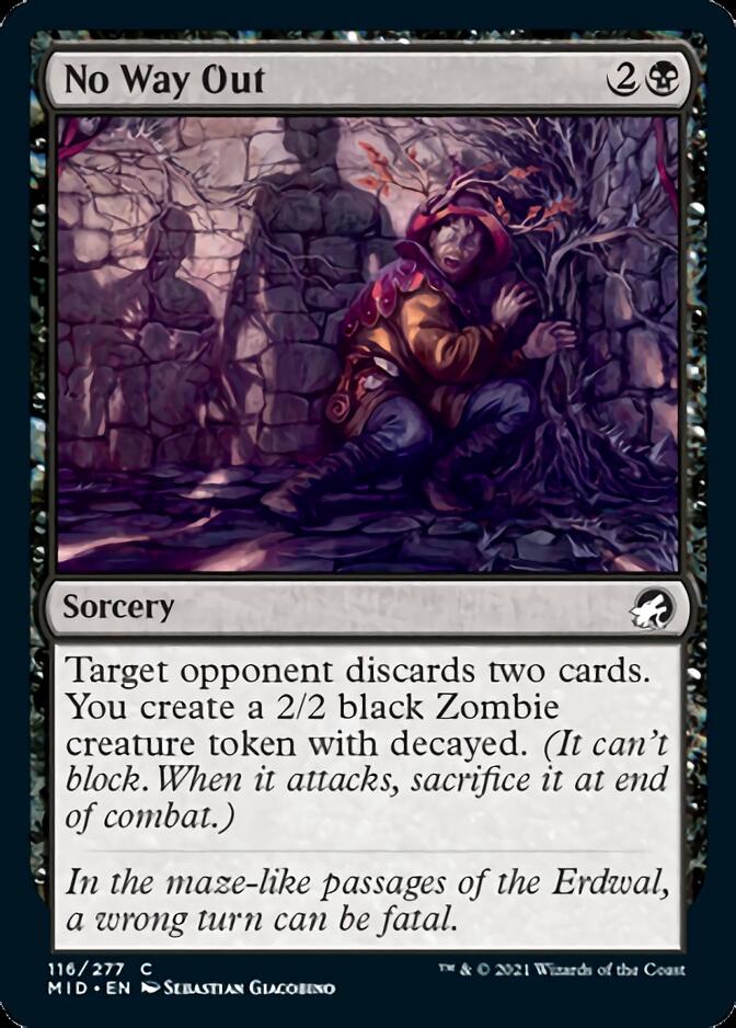 No Way Out [Innistrad: Midnight Hunt] [Foil]