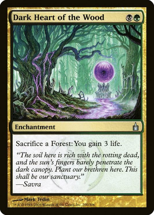 Dark Heart of the Wood [Ravnica: City of Guilds] [Foil]
