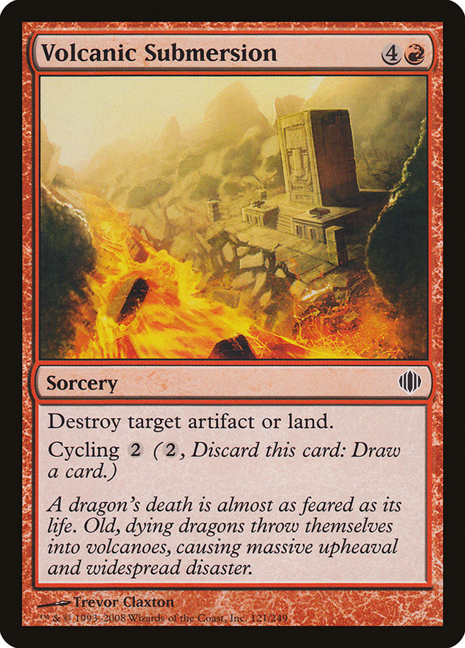 Volcanic Submersion [Shards of Alara] [Foil]