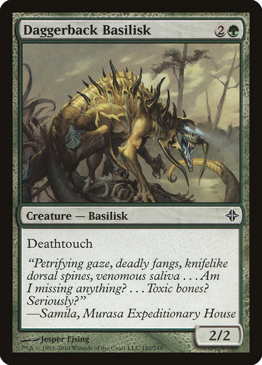 Daggerback Basilisk [Rise of the Eldrazi] [Foil]