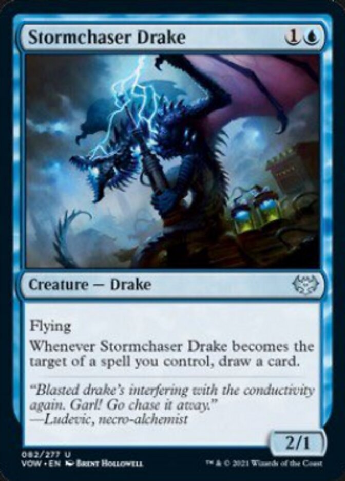 Stormchaser Drake [Innistrad: Crimson Vow] [Foil]