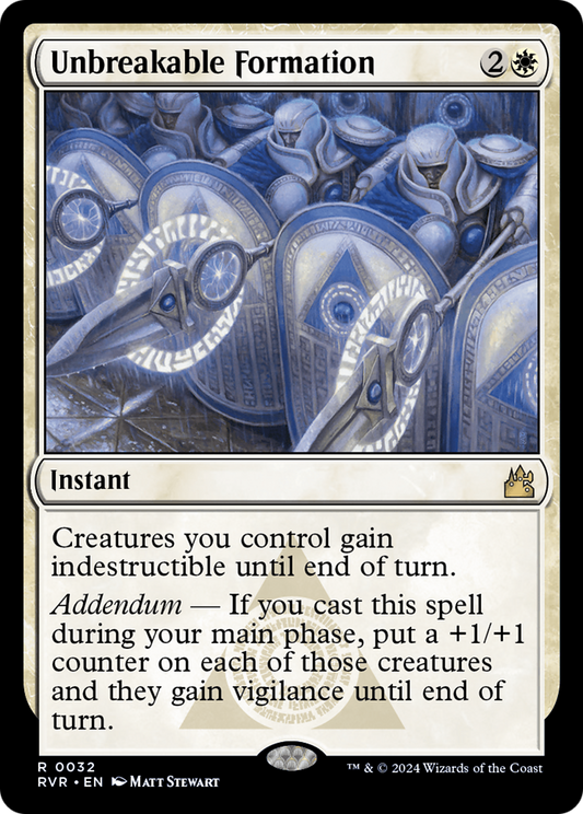 Unbreakable Formation [Ravnica Remastered] [Foil]