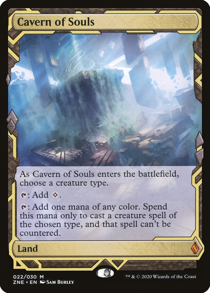Cavern of Souls (Expeditions) [Zendikar Rising Expeditions] [Foil]