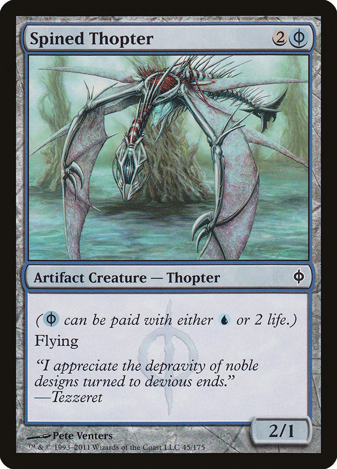 Spined Thopter [New Phyrexia] [Foil]