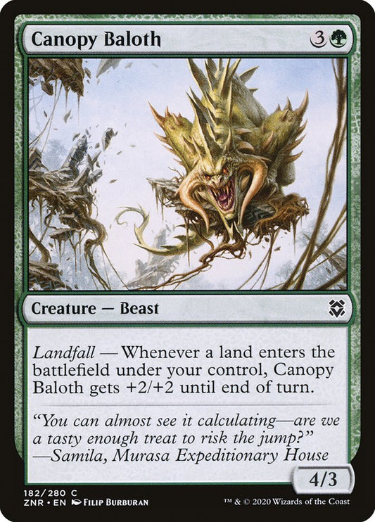 Canopy Baloth [Zendikar Rising] [Foil]