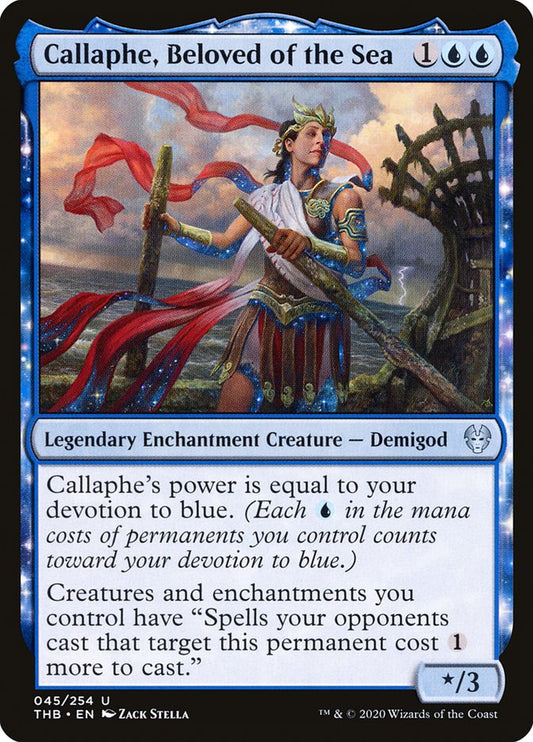 Callaphe, Beloved of the Sea [Theros Beyond Death] [Foil]