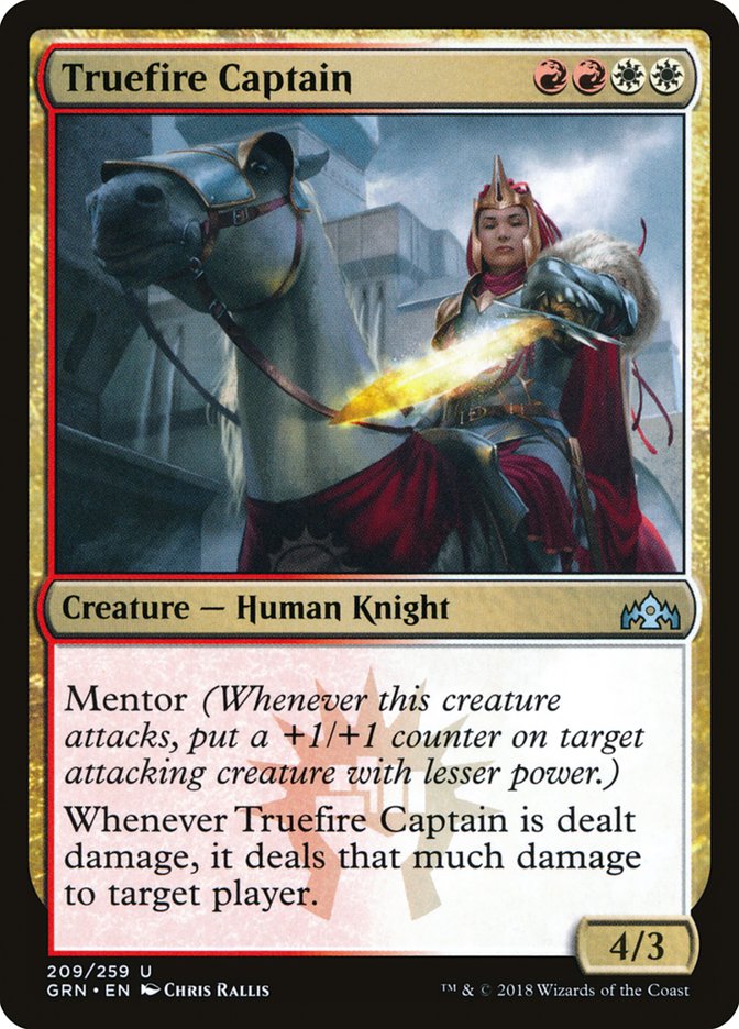 Truefire Captain [Guilds of Ravnica] [Foil]