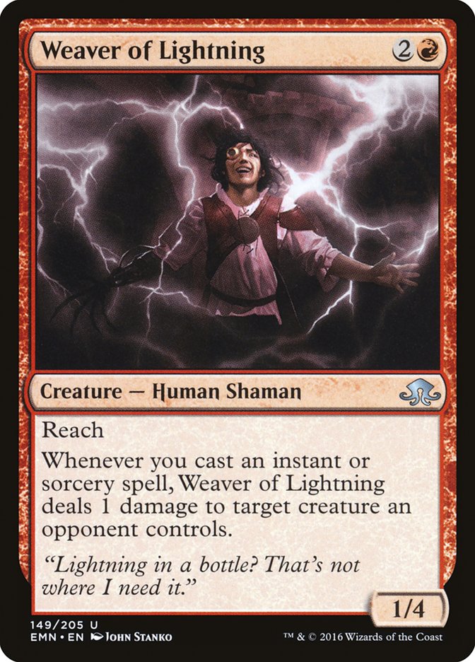 Weaver of Lightning [Eldritch Moon] [Foil]