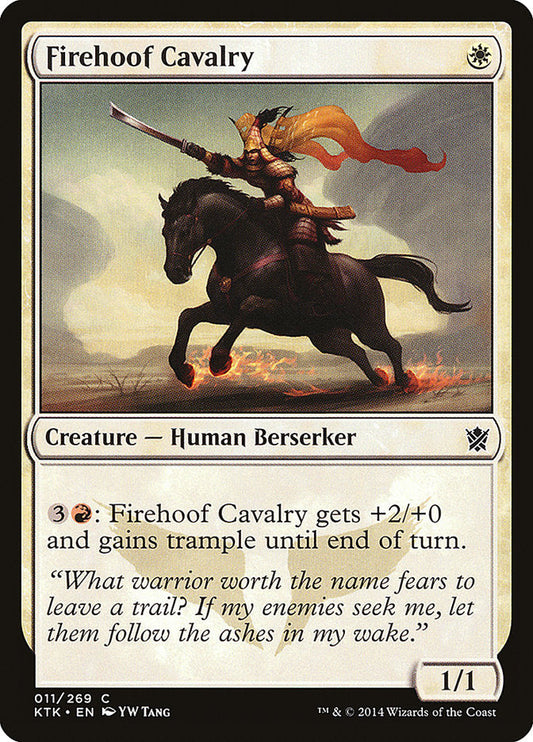 Firehoof Cavalry [Khans of Tarkir] [Foil]