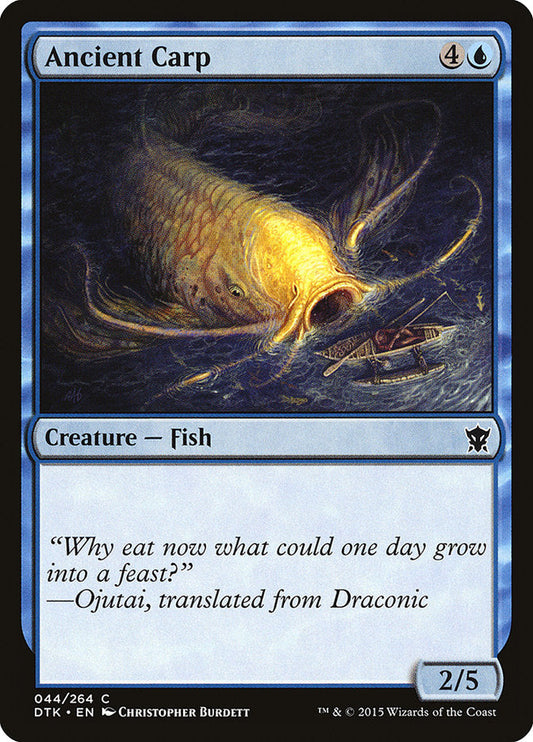 Ancient Carp [Dragons of Tarkir] [Foil]