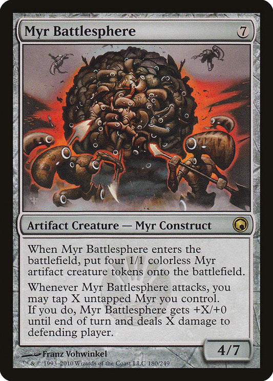 Myr Battlesphere [Scars of Mirrodin] [Foil]