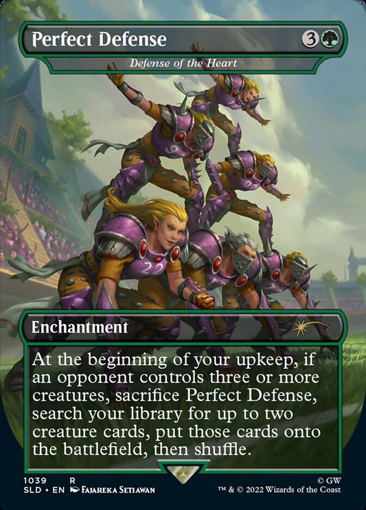 Perfect Defense - Defense of the Heart (Borderless) [Secret Lair Drop Series] [Foil]