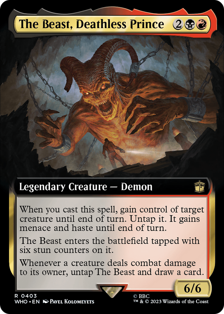 The Beast, Deathless Prince (Extended Art) [Doctor Who] [Foil]
