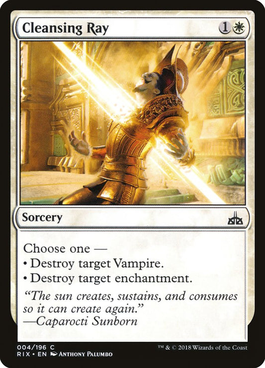 Cleansing Ray [Rivals of Ixalan] [Foil]